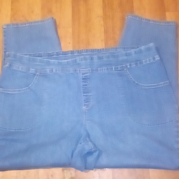 EUC "Terra&Sky\JustMySize" bundle of 5 pair stretch waistband denim jeans - Picture 2 of 11